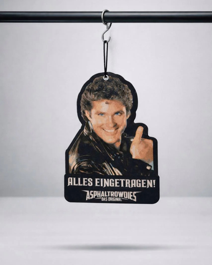ASPHALTROWDIES® Airfreshner – Alles eingetragen