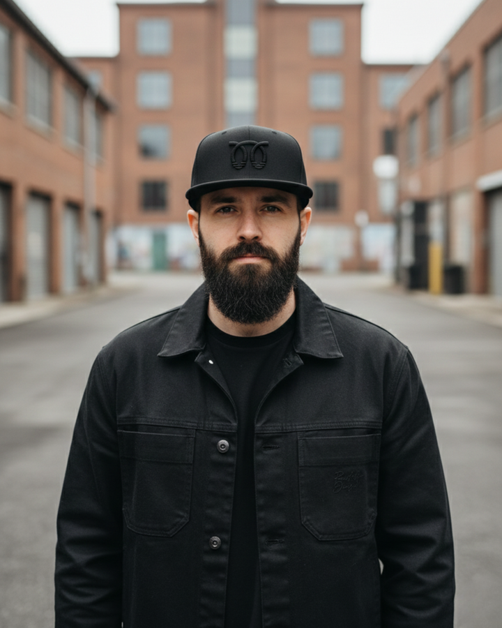 Selbstzünder 6 Panel Snapback – Black Edition