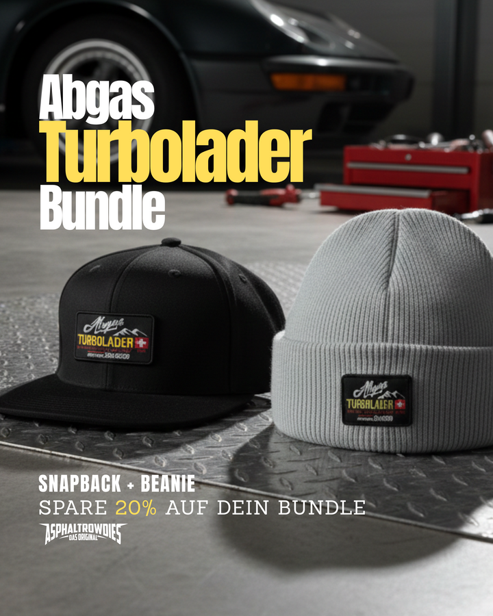 Abgas Turbolader Bundle – Snapback & Beanie