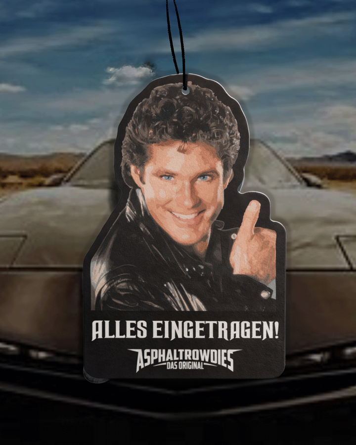 ASPHALTROWDIES® Airfreshner – Alles eingetragen