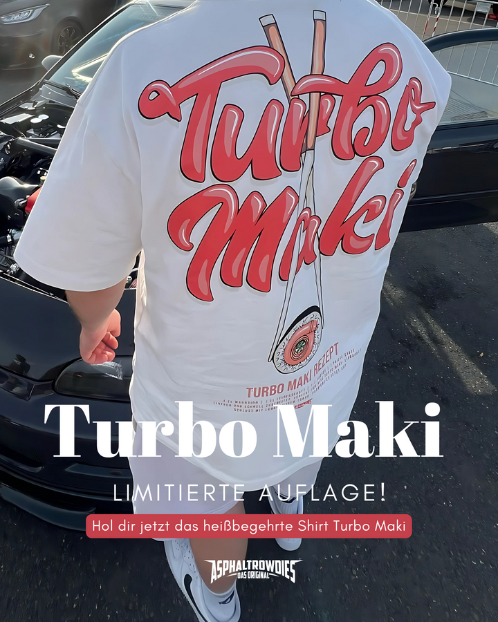 Shirt | Turbo Maki weiß