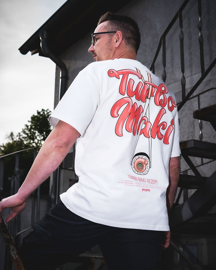 Shirt | Turbo Maki weiß