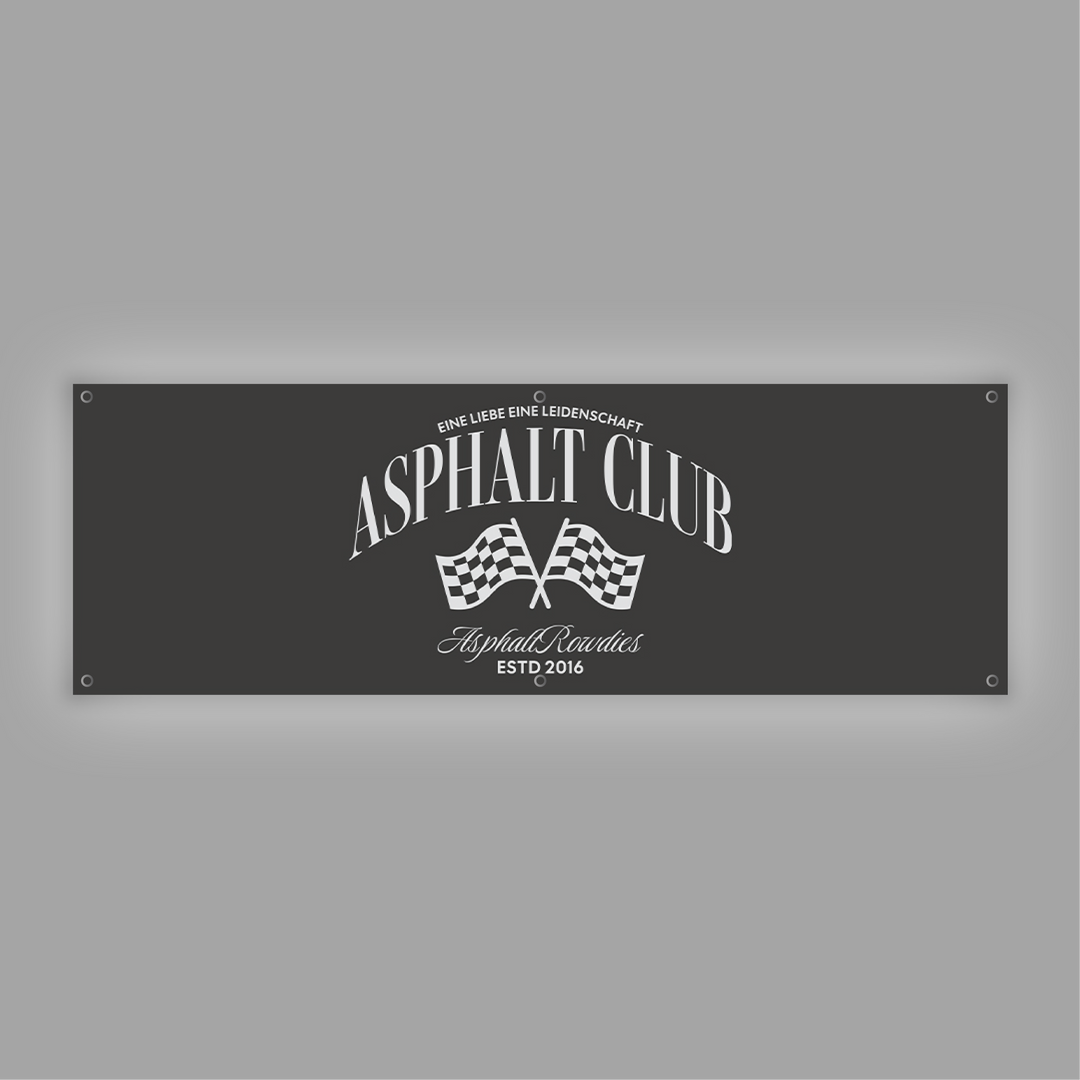 Banner | AsphaltClub [150cm x 50cm]