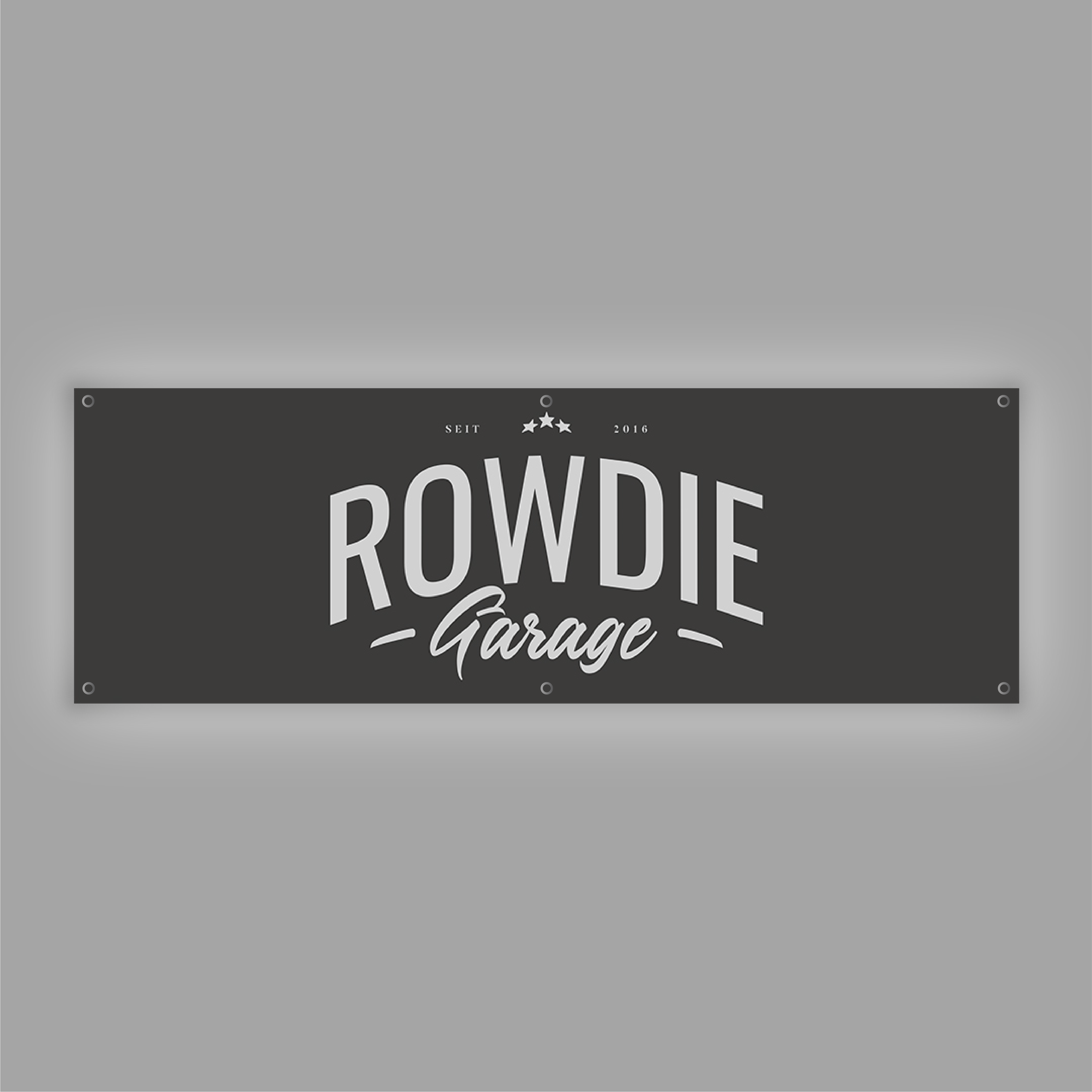 Banner | Rowdie Garage [150cm x 50cm]