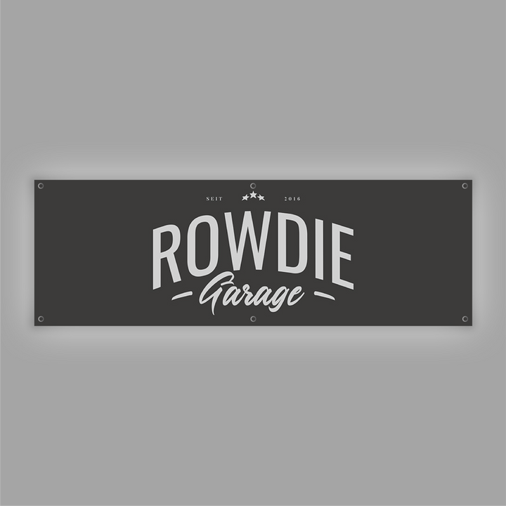 Banner | Rowdie Garage [150cm x 50cm]