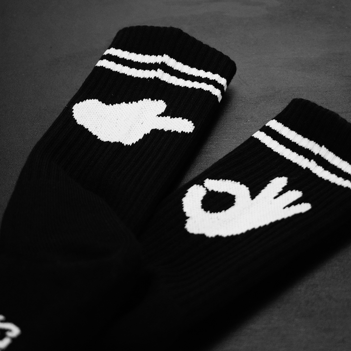 Rowdie Socken | bundle | schwarz  weiß