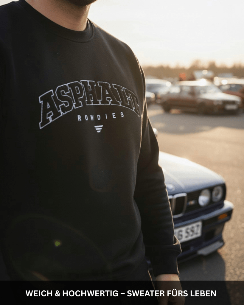 Asphalt Sweater All in Deal – Limitierter Sweater + Sticker + Versand inklusive. - AsphaltRowdies