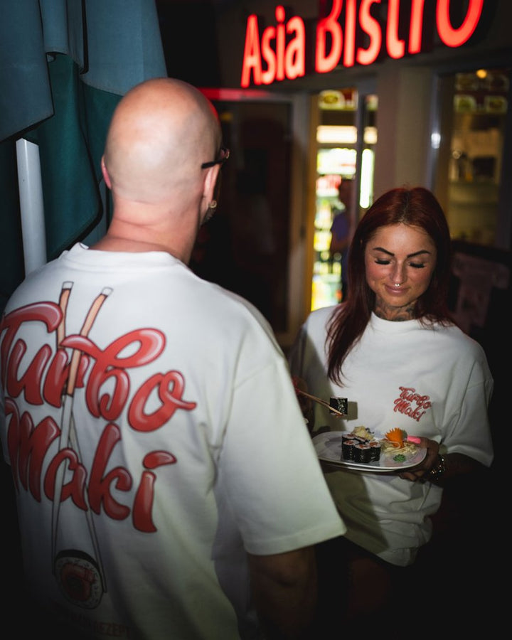 Shirt | Turbo Maki weiß - AsphaltRowdies