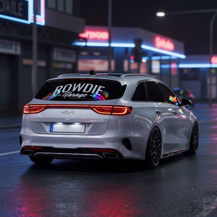 Sticker Rowdie Garage 20/40/60cm schwarz | weiss - AsphaltRowdies