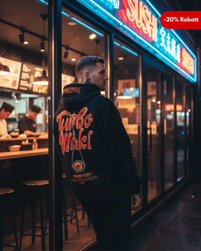 Turbo Maki Deal – Limitierter Hoodie + Sticker + Versand inklusive. - AsphaltRowdies