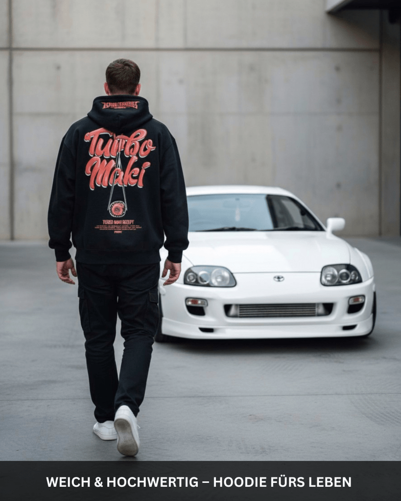 Turbo Maki Deal – Limitierter Hoodie + Sticker + Versand inklusive. - AsphaltRowdies